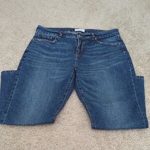 LOFT Straight Crop Jeans